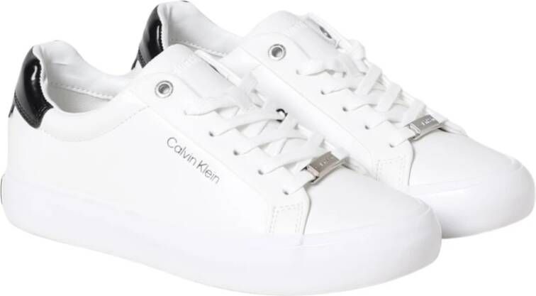 Calvin Klein NU 21% KORTING Sneakers VIOLET 1A met contrastkleurig hielbeleg - Foto 3