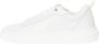 Calvin Klein Jeans Witte LowTop Leren Sneakers Eenvoudig Patroon - Thumbnail 1