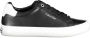 Calvin Klein Zwarte sneakers voor dames met contrasterende details Zwart Dames - Thumbnail 1