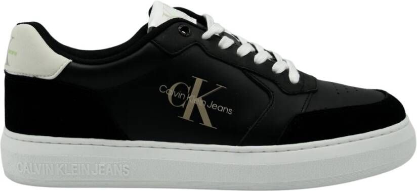 Calvin Klein Zwarte Polyester Sportieve Sneakers met Stijlvol Print Black Heren - Foto 6