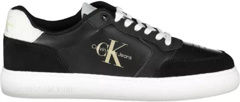 Calvin Klein Zwarte Polyester Sportieve Sneakers met Stijlvol Print Black Heren - Foto 5