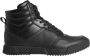 Calvin Klein Zwarte Leren Hoge Sneakers Black Heren - Thumbnail 1