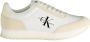 Calvin Klein Sportieve Beige Veterschoenen met Contrastdetails Beige Dames - Thumbnail 17