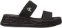 Calvin Klein Slippers SPORTY ROPE MG LTH WEBBING zomerschoen slippers pool-slides strand-schoen met bamboe-decoratie - Thumbnail 1