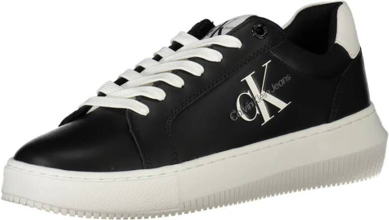 Calvin Klein Plateausneakers CHUNKY CUPSOLE LACEUP LOW ESS M met zilverkleurige details - Foto 3