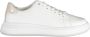 Calvin Klein Logo Sneaker voor dames met Contrasterende Details White Dames - Thumbnail 1