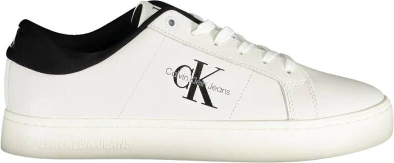 Calvin Klein Sneakers CLASSIC CUPSOLE LOW ML LTH met zijlogo vrijetijdsschoen lage schoen veterschoen