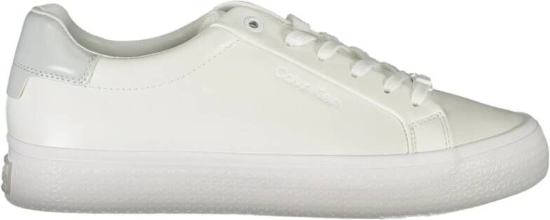 Calvin Klein Plateausneakers VULC LACE UP NANO FOX-LTH voor veters vrijetijdsschoen lage schoen veterschoen