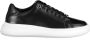 Calvin Klein Zwarte Polyester Sneaker met Contrasterende Details Black Dames - Thumbnail 1