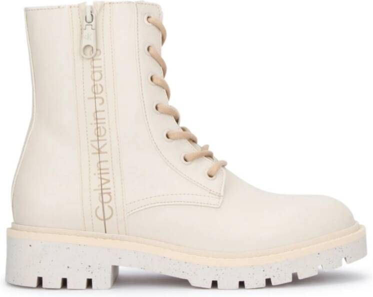 Calvin Klein Stijlvolle Laarzen voor elke gelegenheid Beige Dames