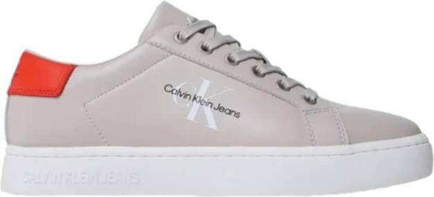 Calvin Klein Stijlvolle Sneakers voor Mannen en Vrouwen Beige Heren