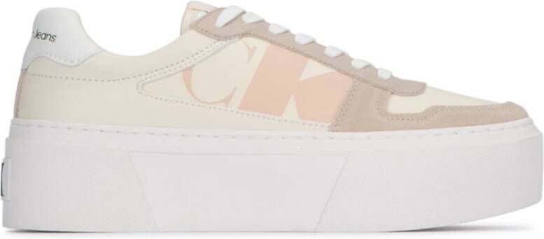 Calvin Klein Stijlvolle Sneakers voor Mannen en Vrouwen White Dames