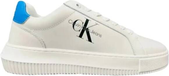 Calvin Klein Stijlvolle Sneakers voor Mannen en Vrouwen White Heren