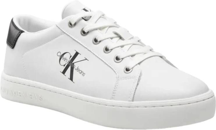 Calvin Klein Stijlvolle Sneakers voor Mannen en Vrouwen White Heren