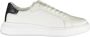 Calvin Klein Sportieve witte vetersneakers met contrastdetails White Heren - Thumbnail 2
