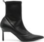 Calvin Klein Stretch Enkellaars in Zwart - Thumbnail 1