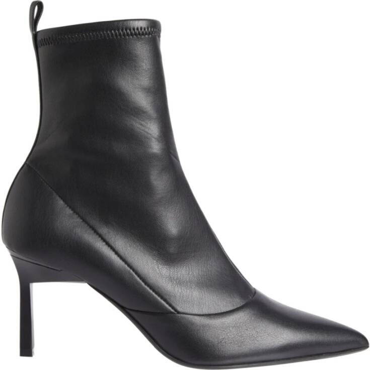 Calvin Klein Stretch enkellaarsjes Zwart Black Dames