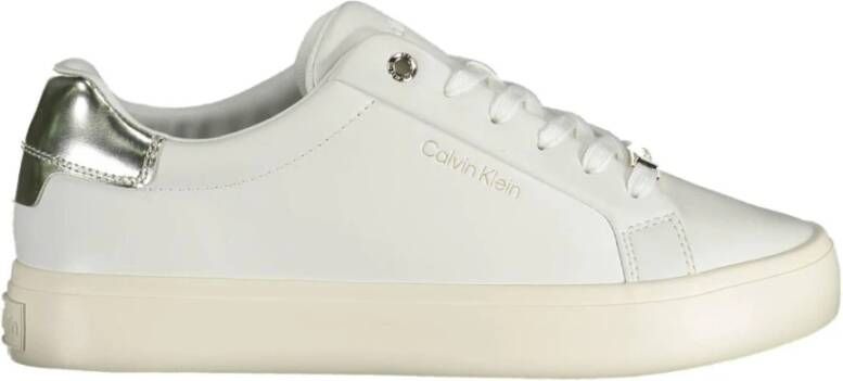 Calvin Klein White Sneakers Wit Dames