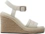 Calvin Klein Sandaaltjes WIRA 5C *I met raffia beklede sleehak - Thumbnail 1