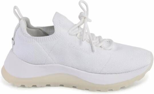 Calvin Klein Witte Gebreide Sneaker Casual Schoen