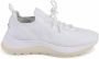 Calvin Klein Witte Gebreide Sneaker Casual Schoen - Thumbnail 1