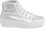 Calvin Klein Witte High Top Sneaker - Thumbnail 1