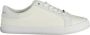 Calvin Klein Witte Katoenen Lage Sneaker - Thumbnail 1