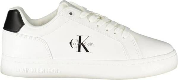Calvin Klein Sneakers CLASSIC CUPSOLE LACEUP LTH WN met zijlogo vrijetijdsschoen lage schoen veterschoen