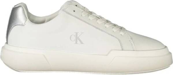 Calvin Klein Witte Leren Dames Sneaker