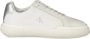 Calvin Klein Witte Leren Dames Sneaker - Thumbnail 1