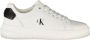 Calvin Klein Witte Leren Dames Sneaker Urban Elegantie - Thumbnail 1