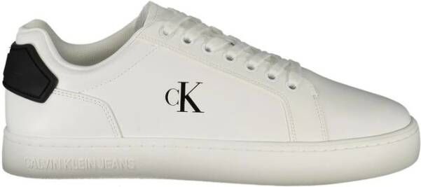 Calvin Klein Witte Leren Heren Sneaker