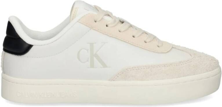 Calvin Klein Plateausneakers CLASSIC CUPSOLE LOW MG MIX veterschoen lage schoen vrijetijdsschoen met gepolsterde schachtversteviging