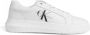Calvin Klein Witte Leren Lage Sneakers White Heren - Thumbnail 1