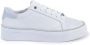 Calvin Klein Platform Lace-Up Sneakers Mono Mix White Dames - Thumbnail 1