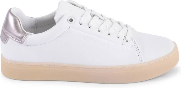 Calvin Klein Witte Leren Sneaker