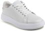 Calvin Klein Verhoogde Cupsole Veterschoenen White Dames - Thumbnail 5