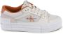 Calvin Klein Witte Leren Sneakers - Thumbnail 1