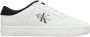 Calvin Klein Witte polyester sneakers met veters contrastdetails print logo White Dames - Thumbnail 24