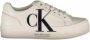 Calvin Klein Witte Polyester Sneaker met Contrasterende Details White Dames - Thumbnail 1