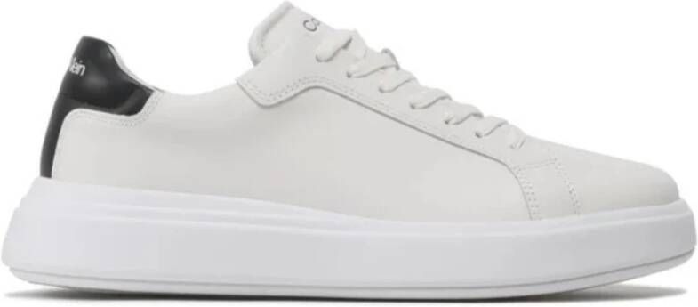 CK Calvin Klein Sneakers van leer met contrastgarnering model 'LACE UP' - Foto 5