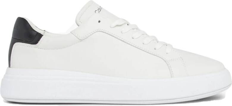 CK Calvin Klein Sneakers van leer met contrastgarnering model 'LACE UP' - Foto 6