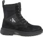 Calvin Klein Zwarte LaceUp Combat Boots - Thumbnail 1