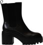 Calvin Klein Jeans Zwarte Chunky Heeled Chelsea Enkellaarzen Black Dames - Thumbnail 12
