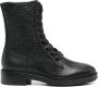 Calvin Klein Zwarte Combat Enkellaarzen Black Dames - Thumbnail 1