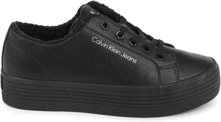 Calvin Klein Plateausneakers VULC FLATFORM LACEUP LOW LW met zachte rand