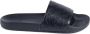 Calvin Klein Zwarte Monogram Slides Casual Schoeisel - Thumbnail 1