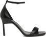 Calvin Klein Zwarte platte sandaal voor vrouwen Black Dames - Thumbnail 1