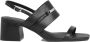Calvin Klein Zwarte platte sandalen voor vrouwen Black Dames - Thumbnail 1