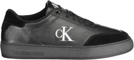 Calvin Klein Zwarte Polyester LowTop Sneakers met Logo